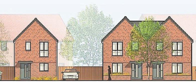 New homes' design too 'urban' for rural setting