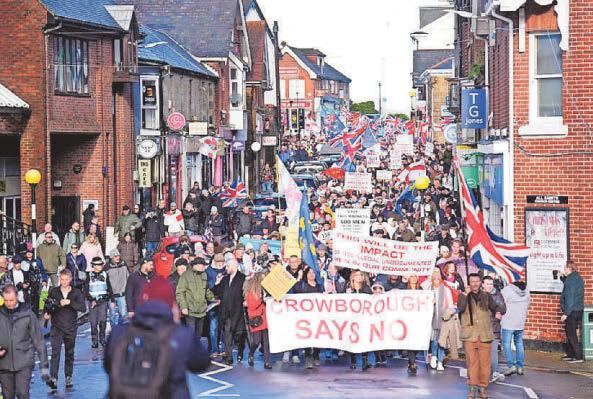 Protesters challenge camp plan