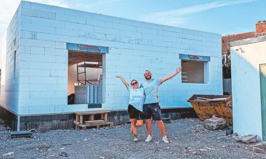 'It's just like Lego' - couple save £100k on home build
