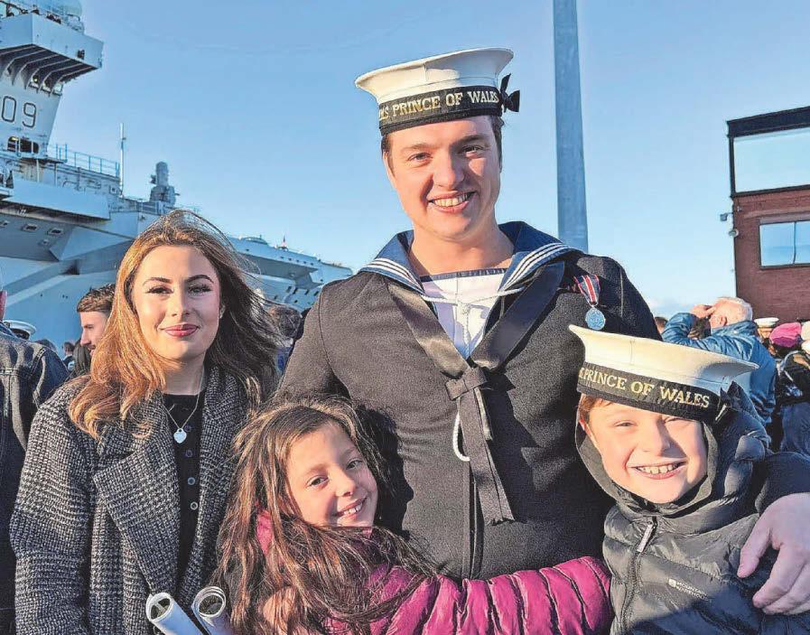 Families reunited after up to eight months at sea