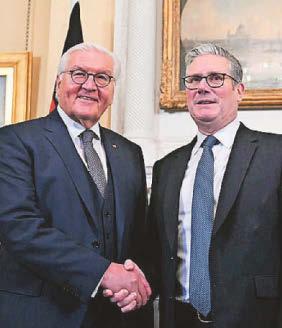 Royal welcome for German president
