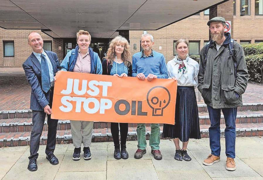 Councillor jailed for his part in fossil-fuel protest