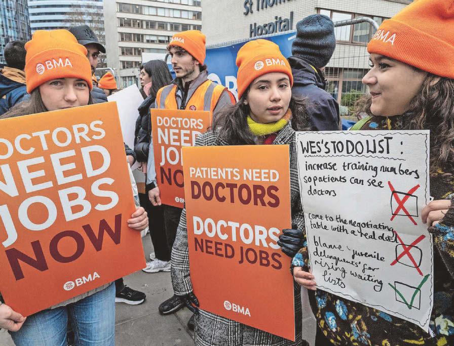 Impact of doctor strikes 'to be felt into new year'