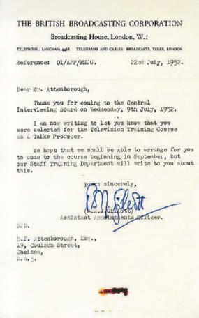 How BBC wooed Olivier and young Attenborough