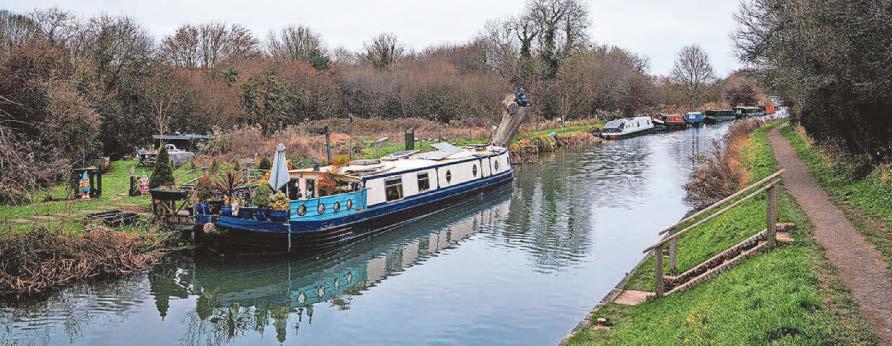 Gerald the gorilla takes pride of place on canal