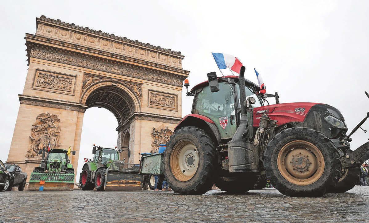 Farmers in France and Greece stage EU protests