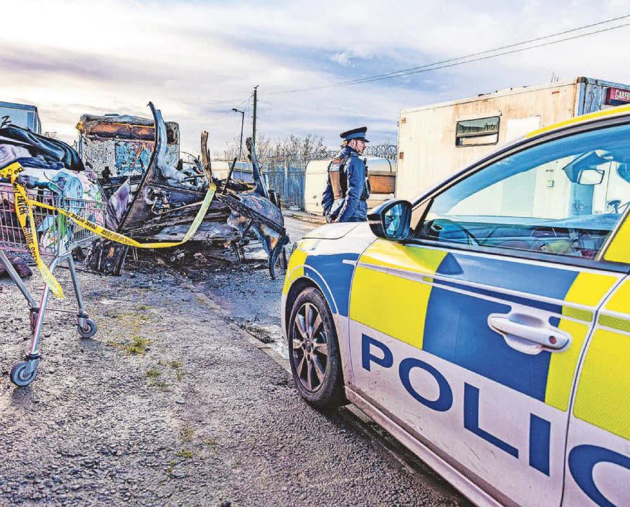 Unofficial city encampment set to be cleared after arson attack