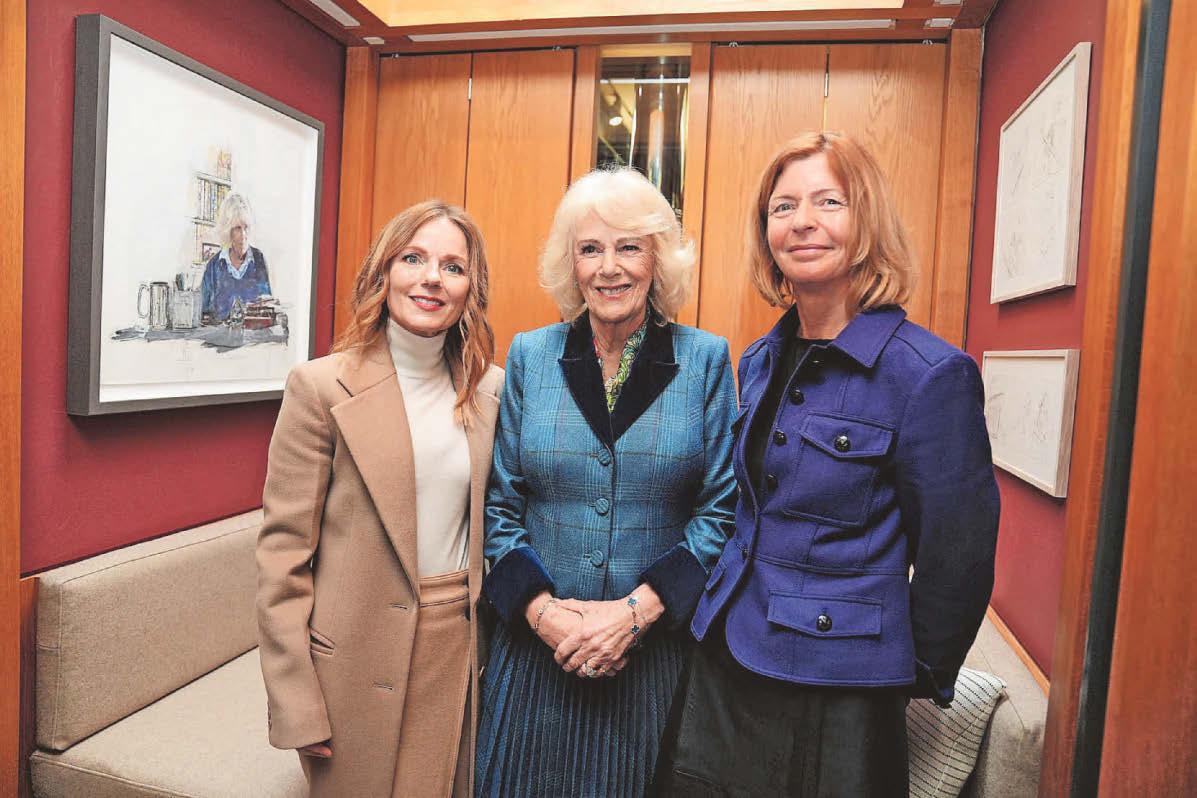 Queen adds touch of Spice to charity visit