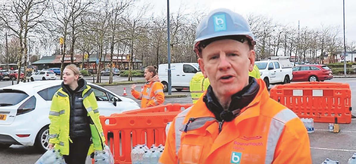 City suburbs left without water as pipe bursts