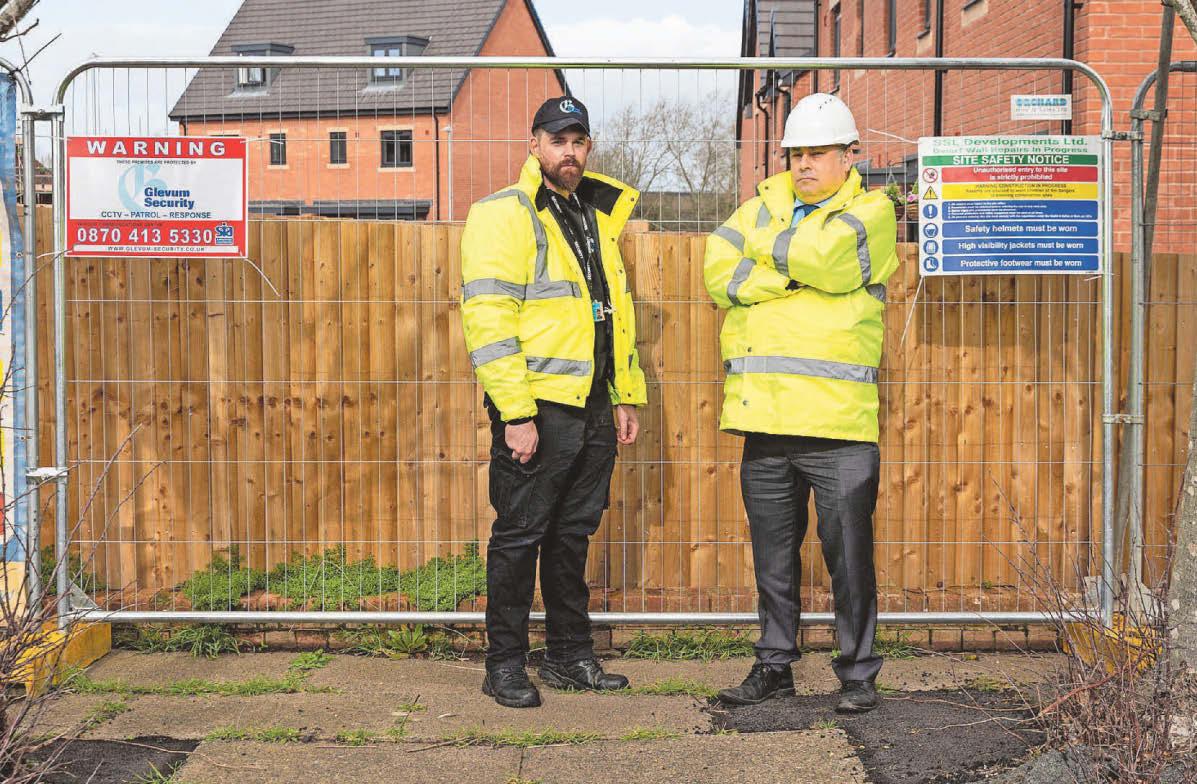 Man hires £150-a-day security guard to protect his ‘dwarf wall’