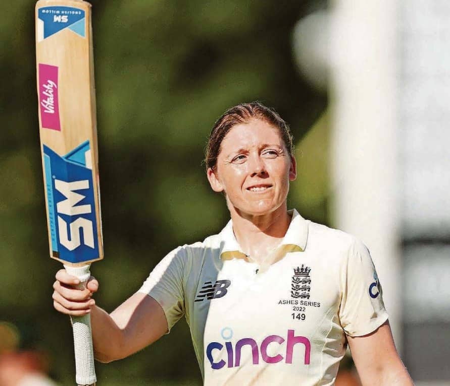 Knight's brilliance praised by England colleague Brunt