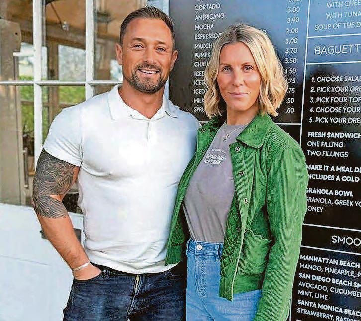 Pair trade glamour for daily grind at city cafe
