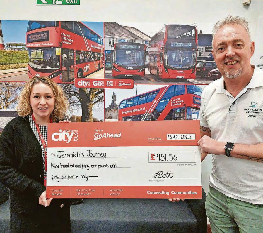 Charities grateful for bus firms' fundraising