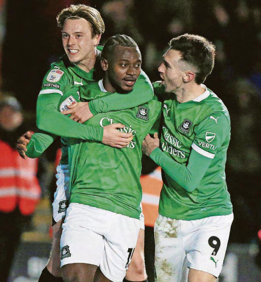 Mustapha Bundu embracing new Plymouth Argyle attacking role