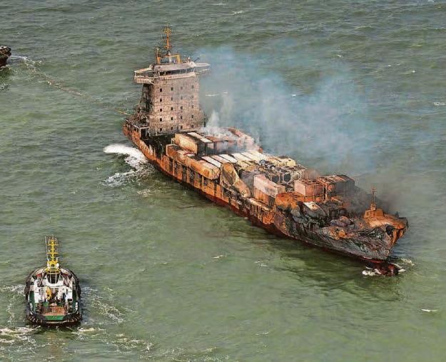 Arrest after North Sea collision