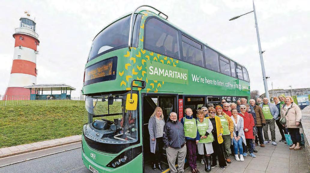 Samaritans bus 'a beacon of hope'