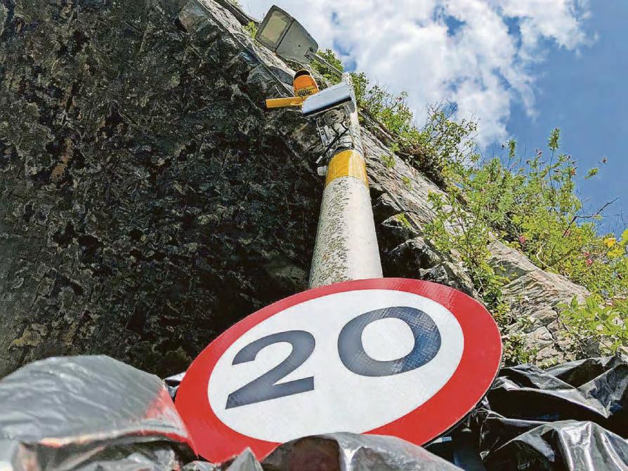 Speed cameras erected in new 20mph zone