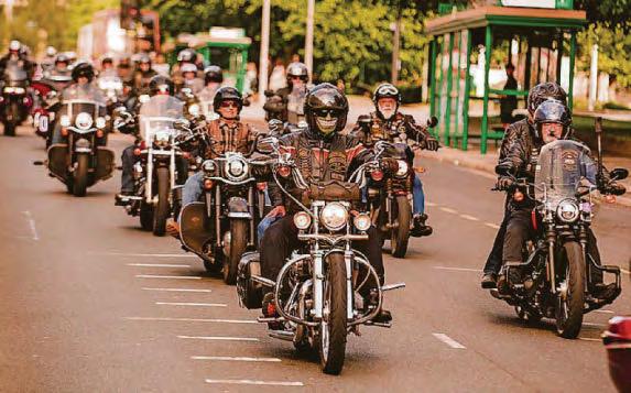 Bikers roll in to welcome the return of hit rock musical