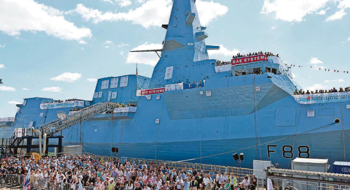 The Princess of Wales names Devonport ship