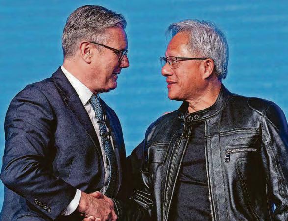 New AI initiative launched by PM and Nvidia boss