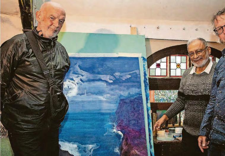 Star visitor ahead of exhibition
