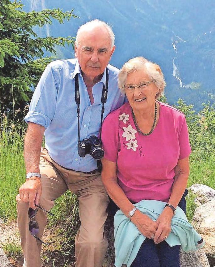 Couple's platinum wedding milestone
