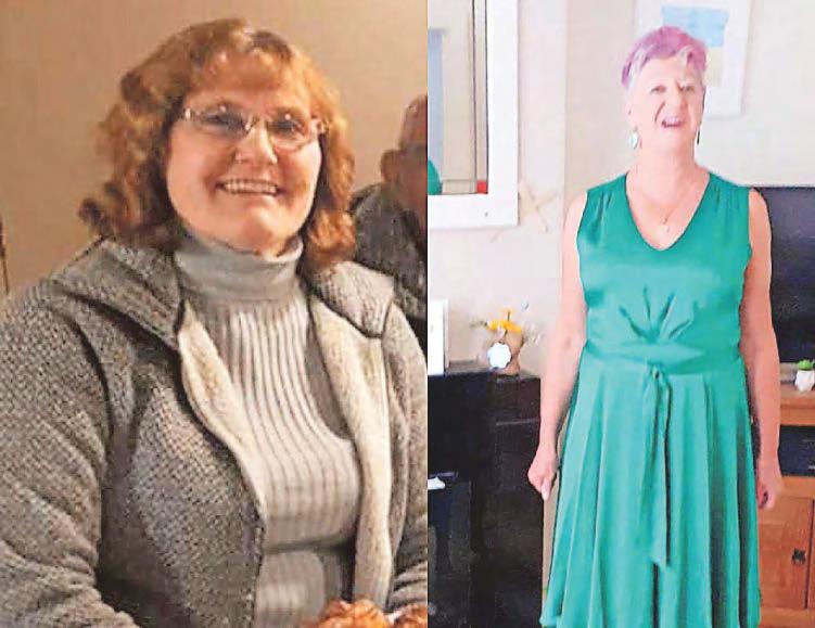 Friends lighten the load by slimming together
