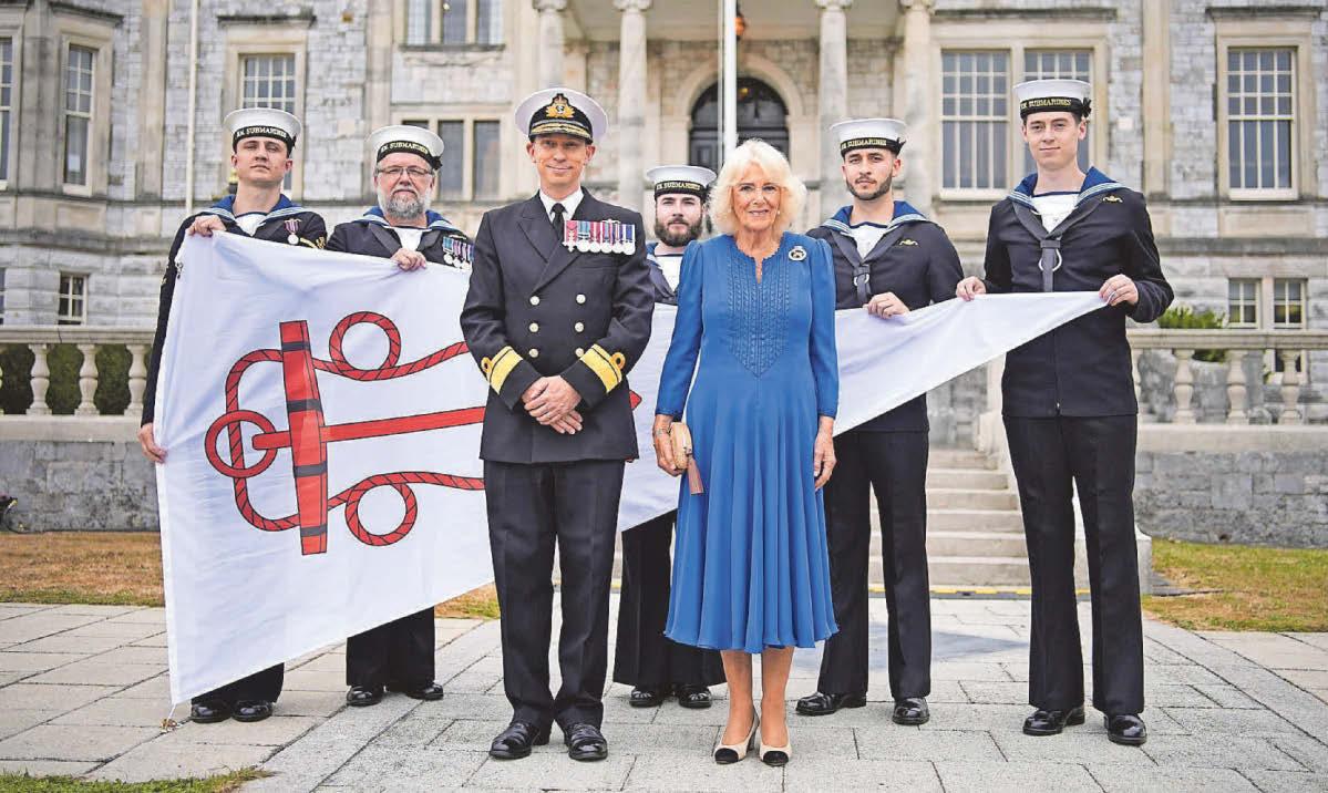 Astute gift for Queen on visit to city Naval Base