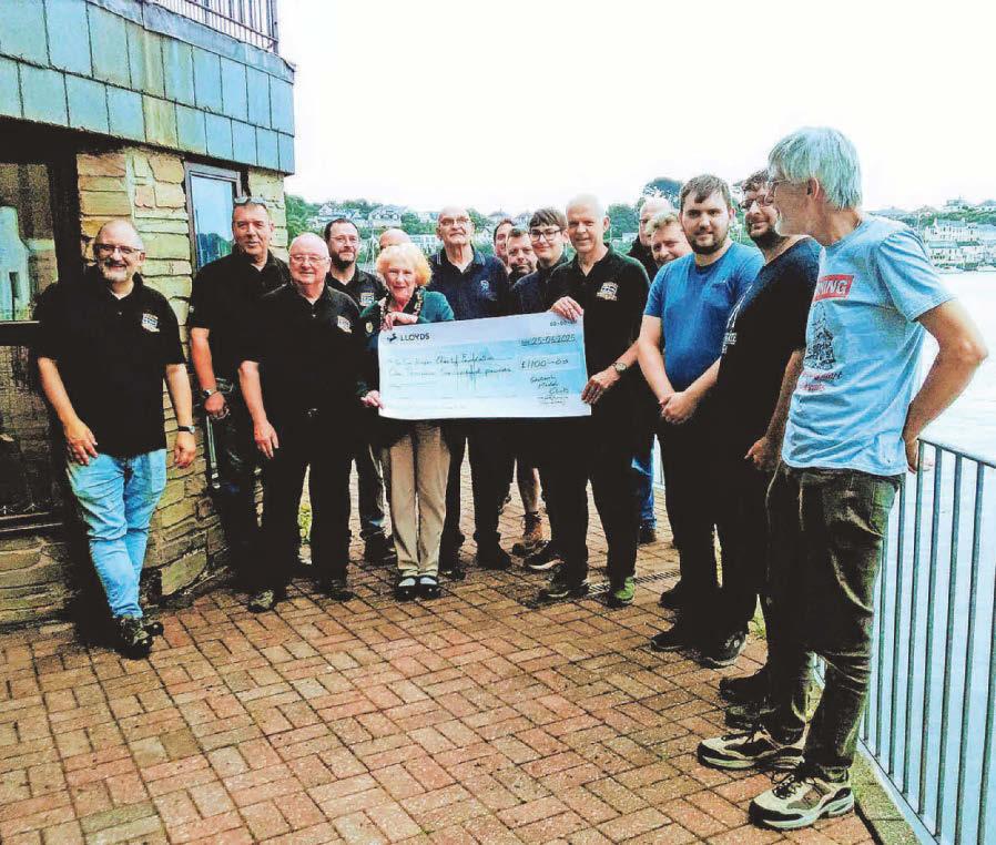 Model members donate to Sue's charitable fund