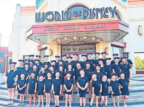 Dance school students grace Disneyland stage