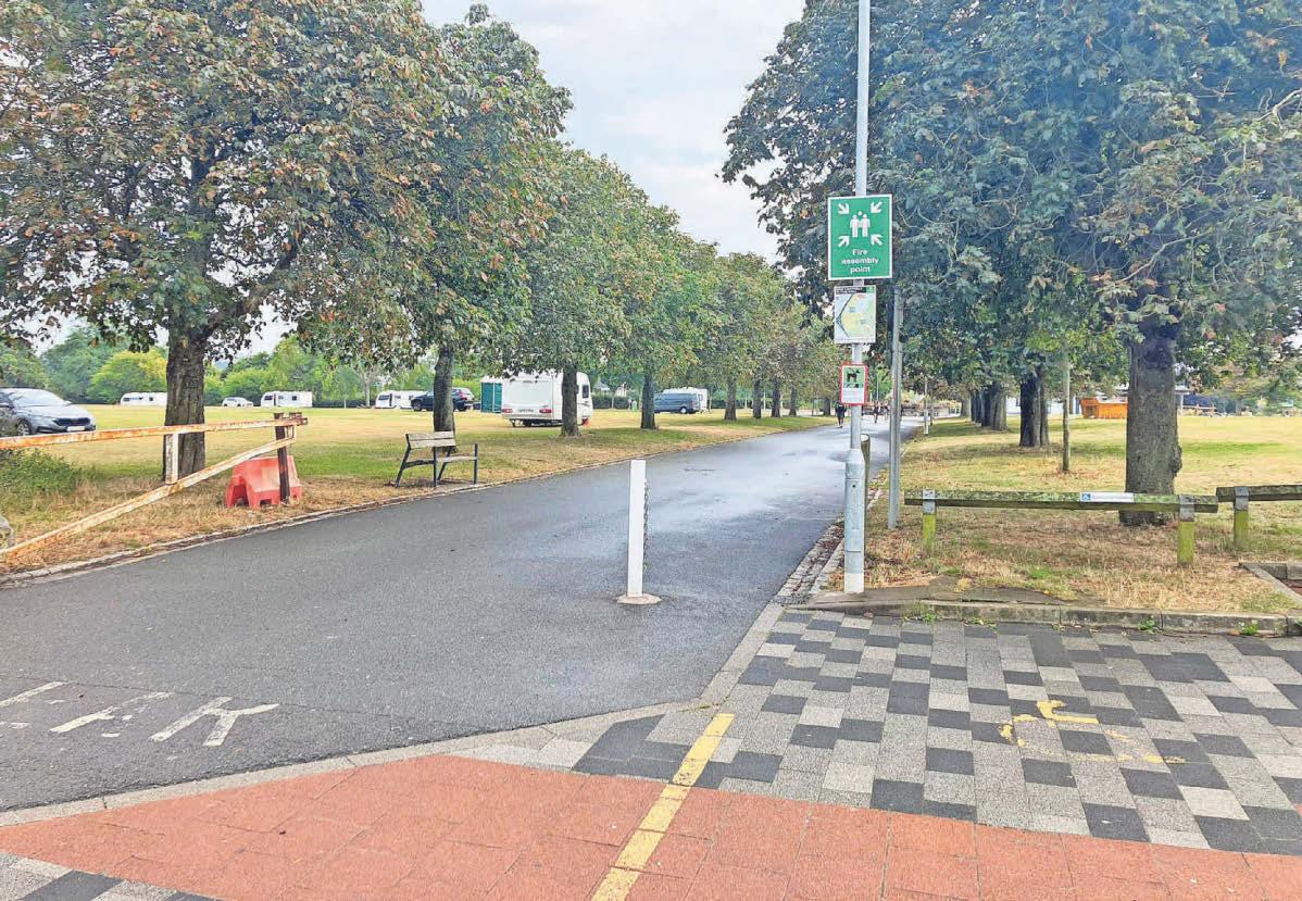 Police asked to check if park gate was cut open