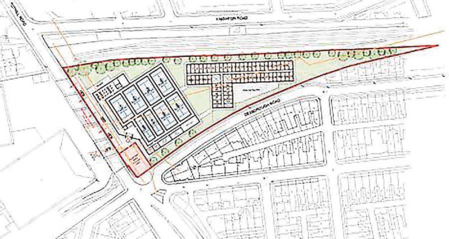 'Hybrid' plan for siding includes tennis courts