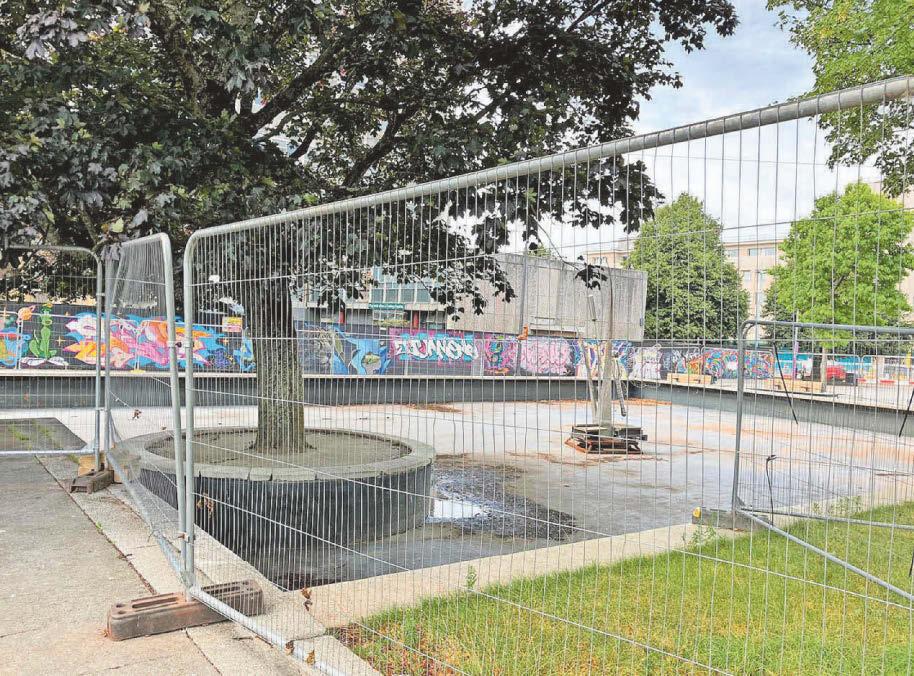 City centre landmark 'leaking and dangerous'