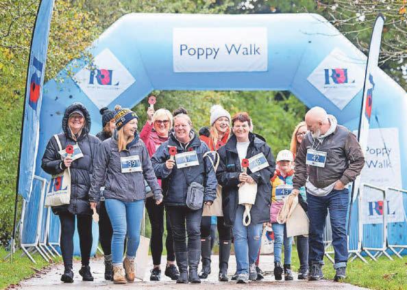 Poppy Walk for Armed Forces