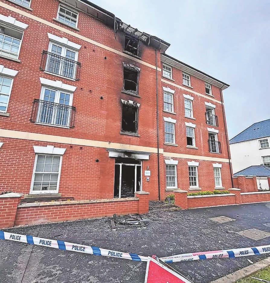 Ten in hospital and 28 rescued from flats fire