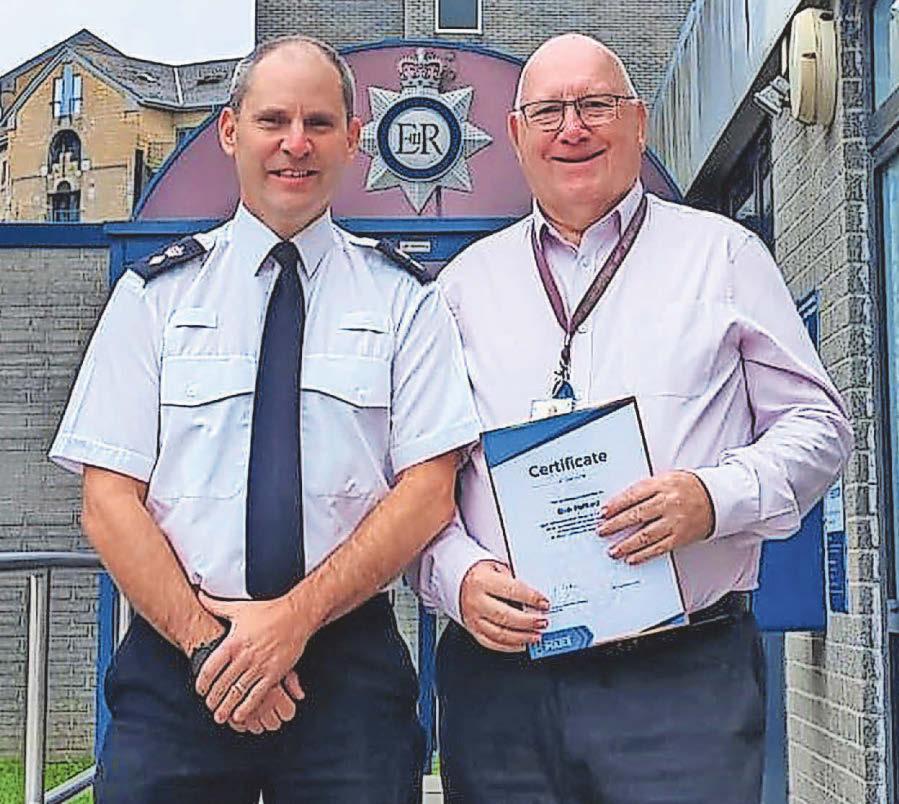 Bob hangs up his police helmet after 51 years