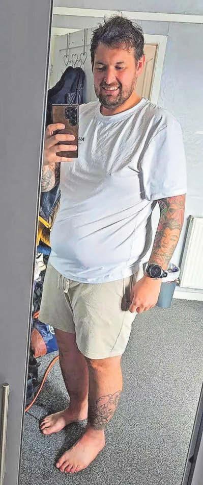 Football club helps Brett to achieve weight goals