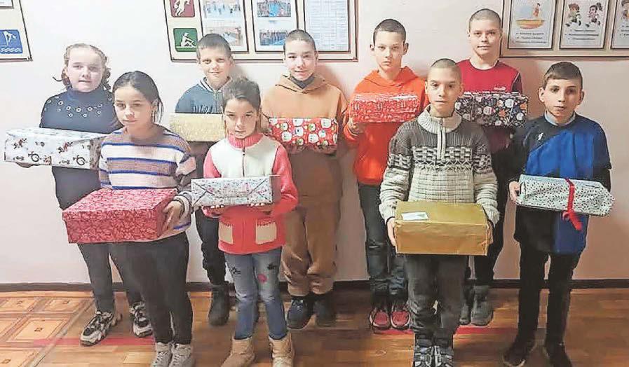 Bringing Christmas joy to the kids of war