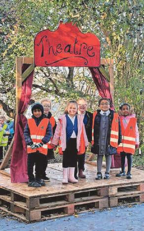 Pupils enjoy the festive season