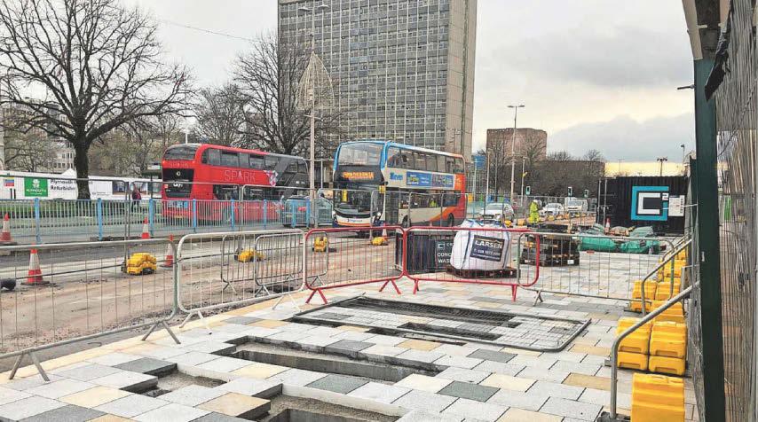 Upgrade of Royal Parade causing disruption