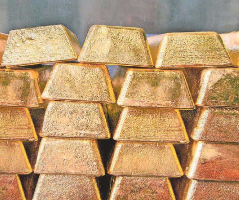 Where streets are lined with gold
