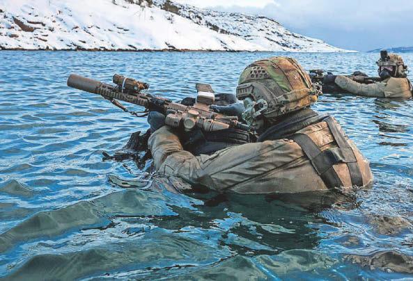 Royal Marines tackle freezing fjords of Norway