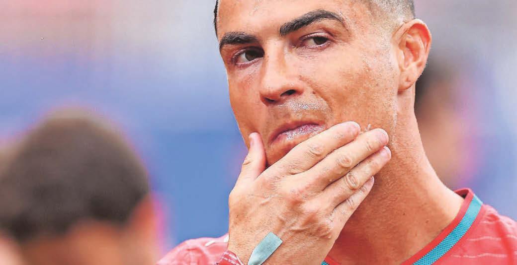 Ronaldo makes his goal quite clear