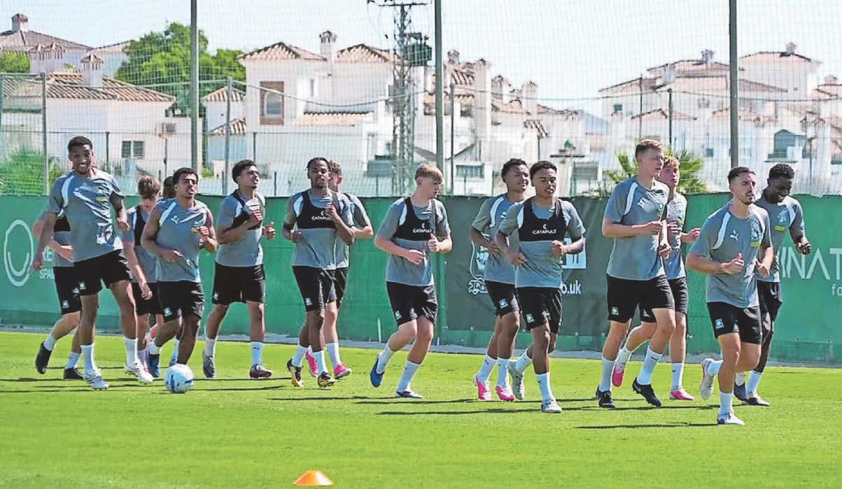 Argyle bump into music royalty in sunny Spain