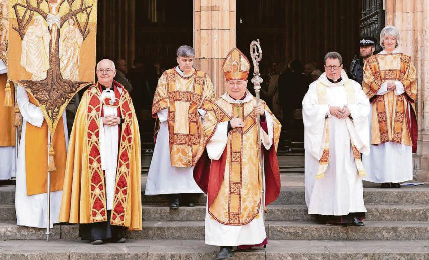 Statues targeted at rally