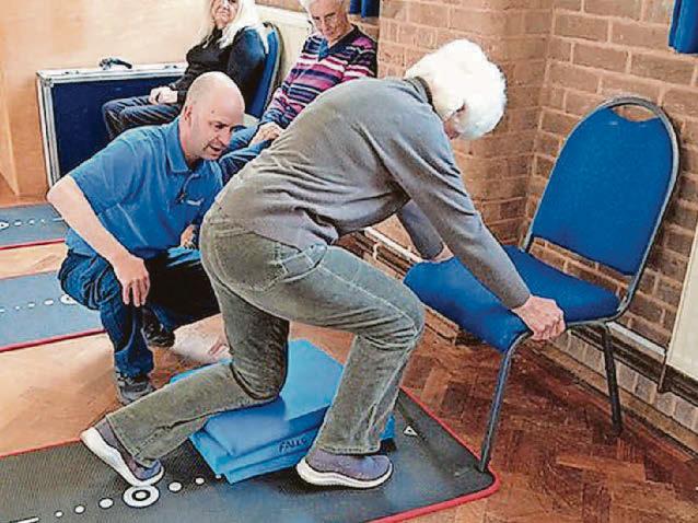 Classes help participants lessen the risks of falls