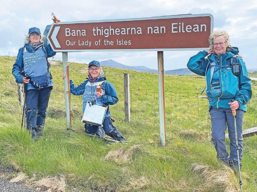 Island trek raising funds for Parkinson's charity