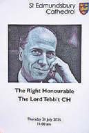 Politicians attend funeral of 'inspiring leader' Lord Tebbit