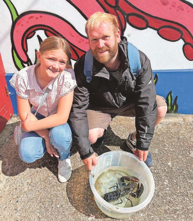 Once-in-a-lifetime catch for dad and daughter