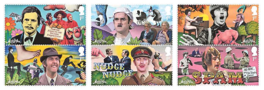 Comics who pushed the envelope get stamps set
